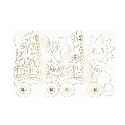 Happy Icons Colouring Placemats - Bria Blair Creative