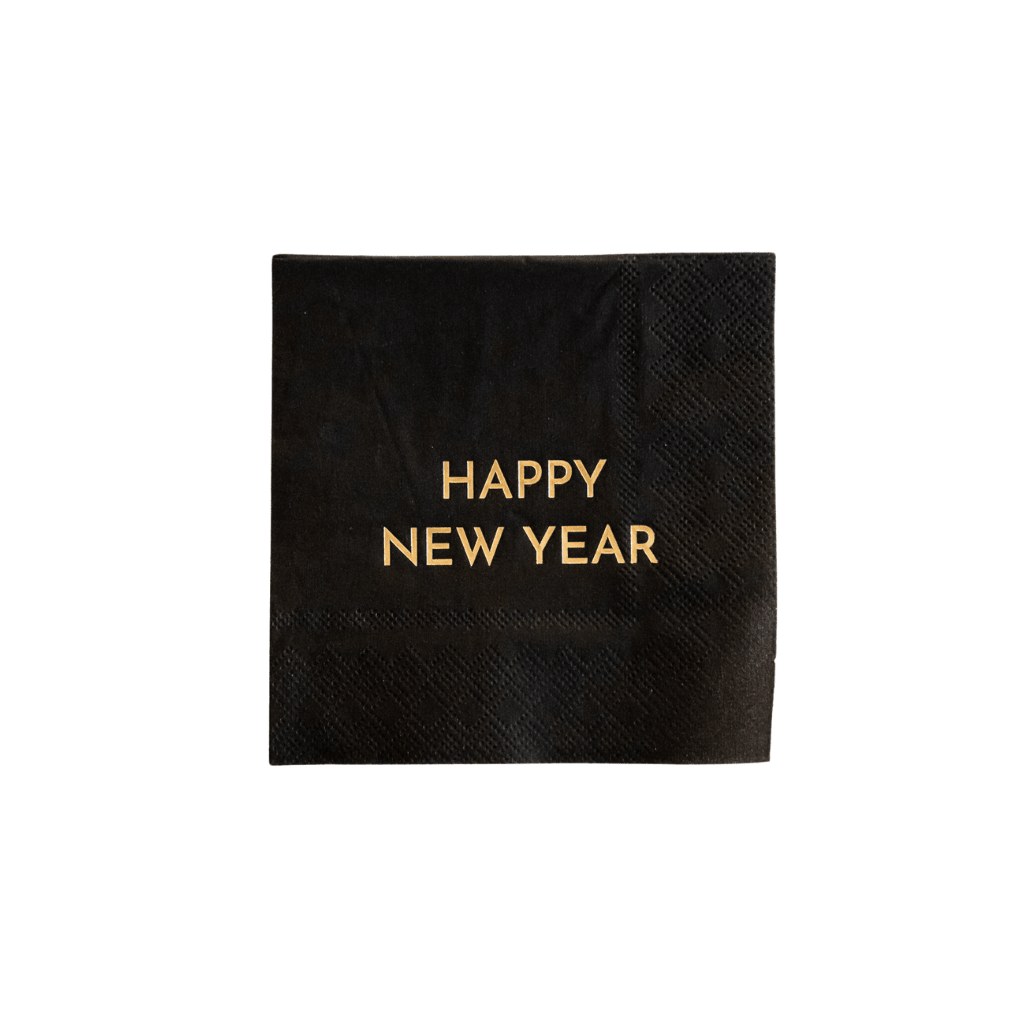 HAPPY NEW YEAR COCKTAIL NAPKINS - Bria Blair Creative