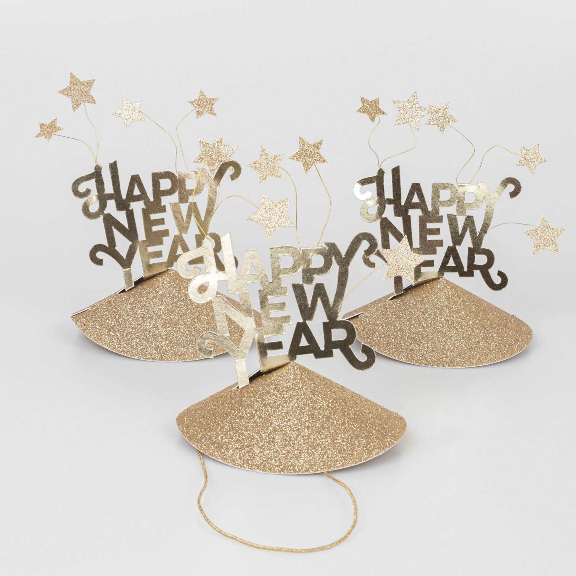 Happy New Year Party Hats - Bria Blair Creative