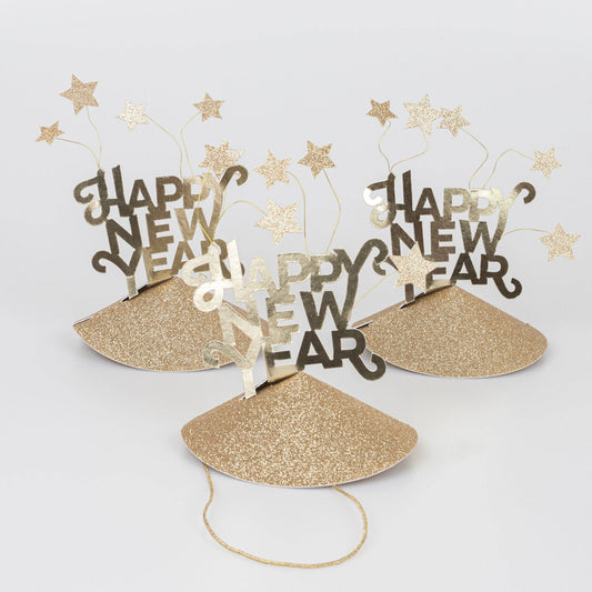 Happy New Year Party Hats - Bria Blair Creative