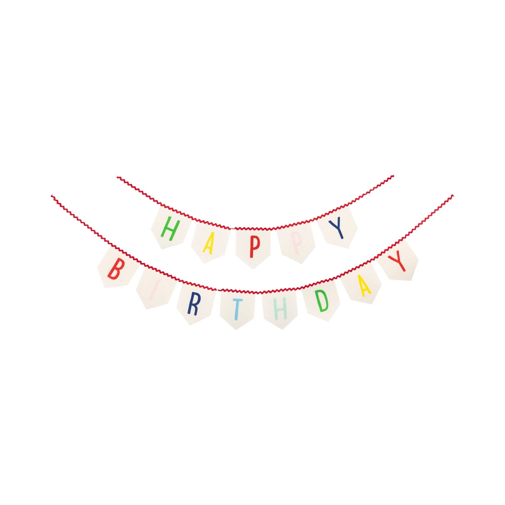 HBD1102 - Happy Birthday Felt Banner - Bria Blair Creative