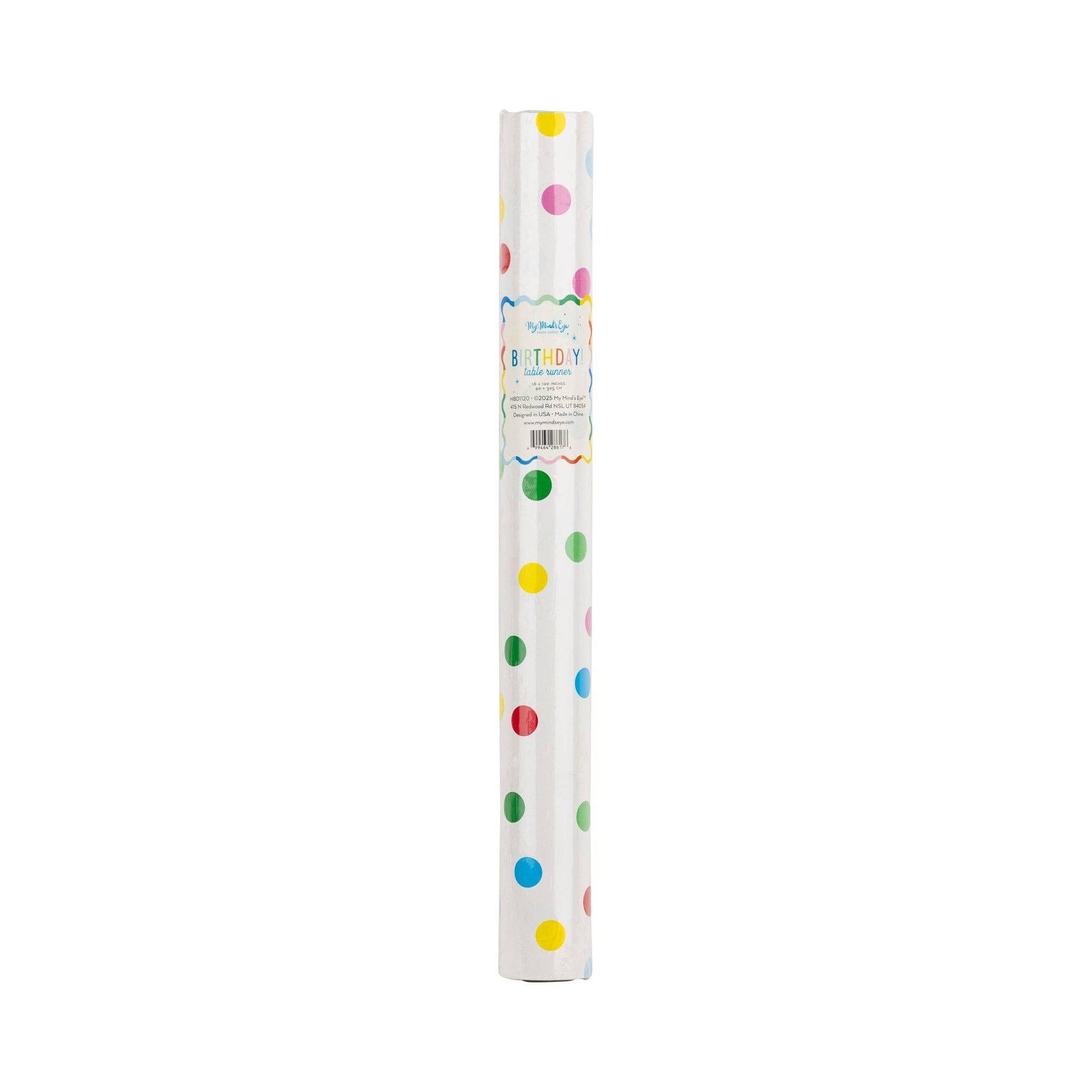 HBD1120 - Polka Dot Table Runner - Bria Blair Creative
