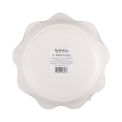 HBD1142 - Ric Rac Edge Dessert Plates - Bria Blair Creative
