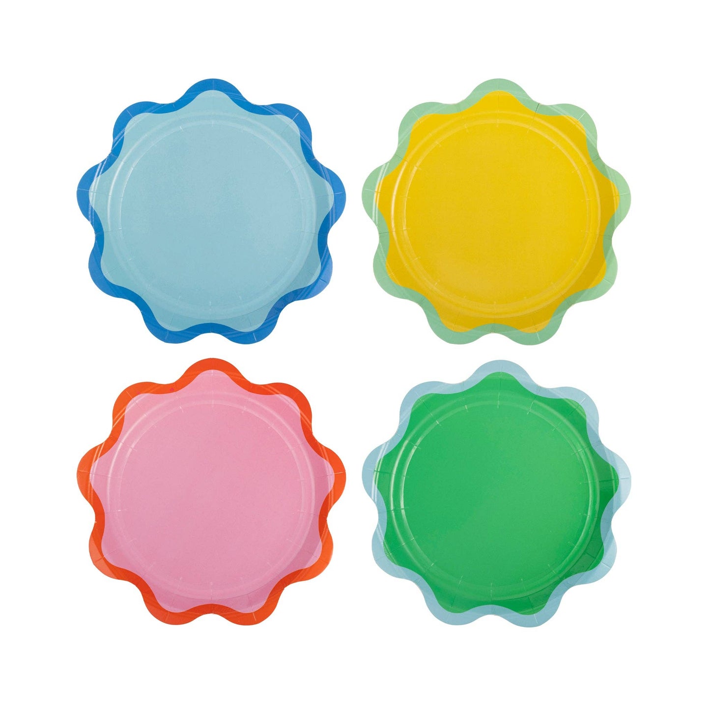HBD1142 - Ric Rac Edge Dessert Plates - Bria Blair Creative