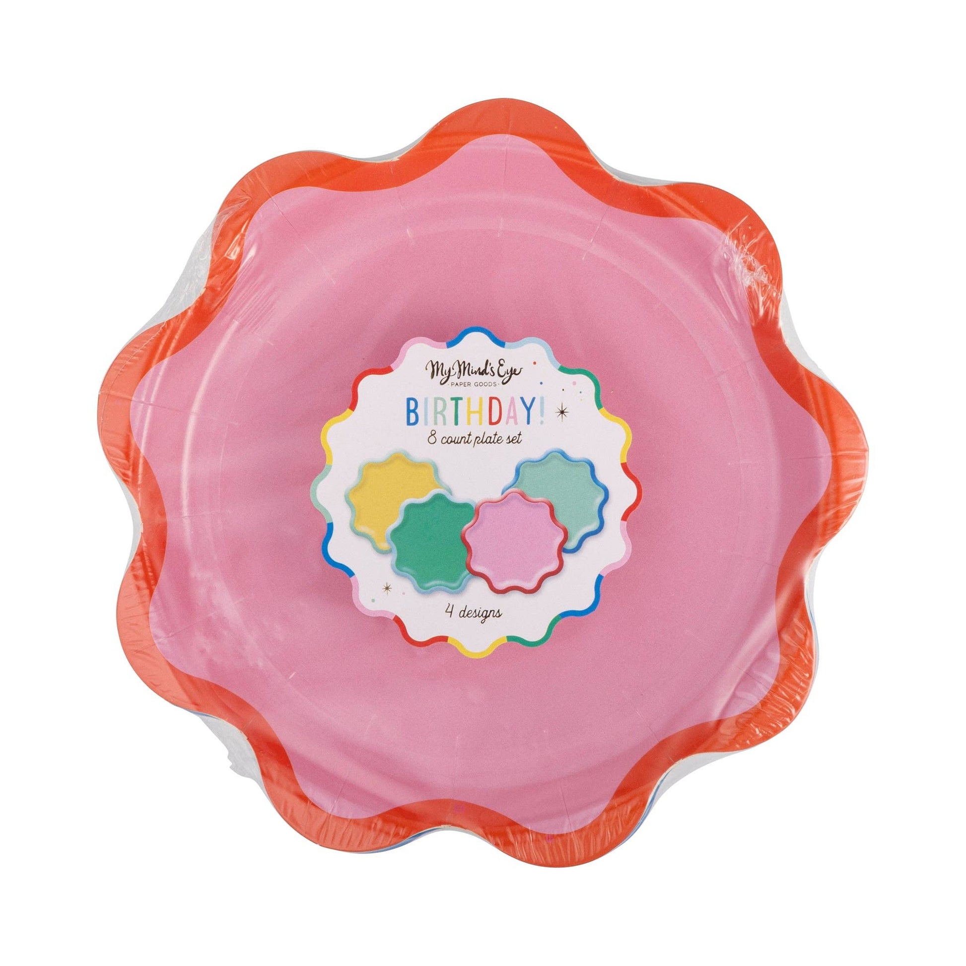 HBD1142 - Ric Rac Edge Dessert Plates - Bria Blair Creative
