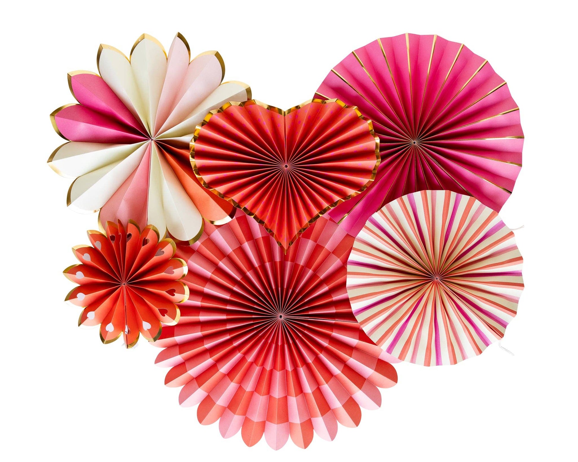 Heart You Paper Fan Set - Bria Blair Creative