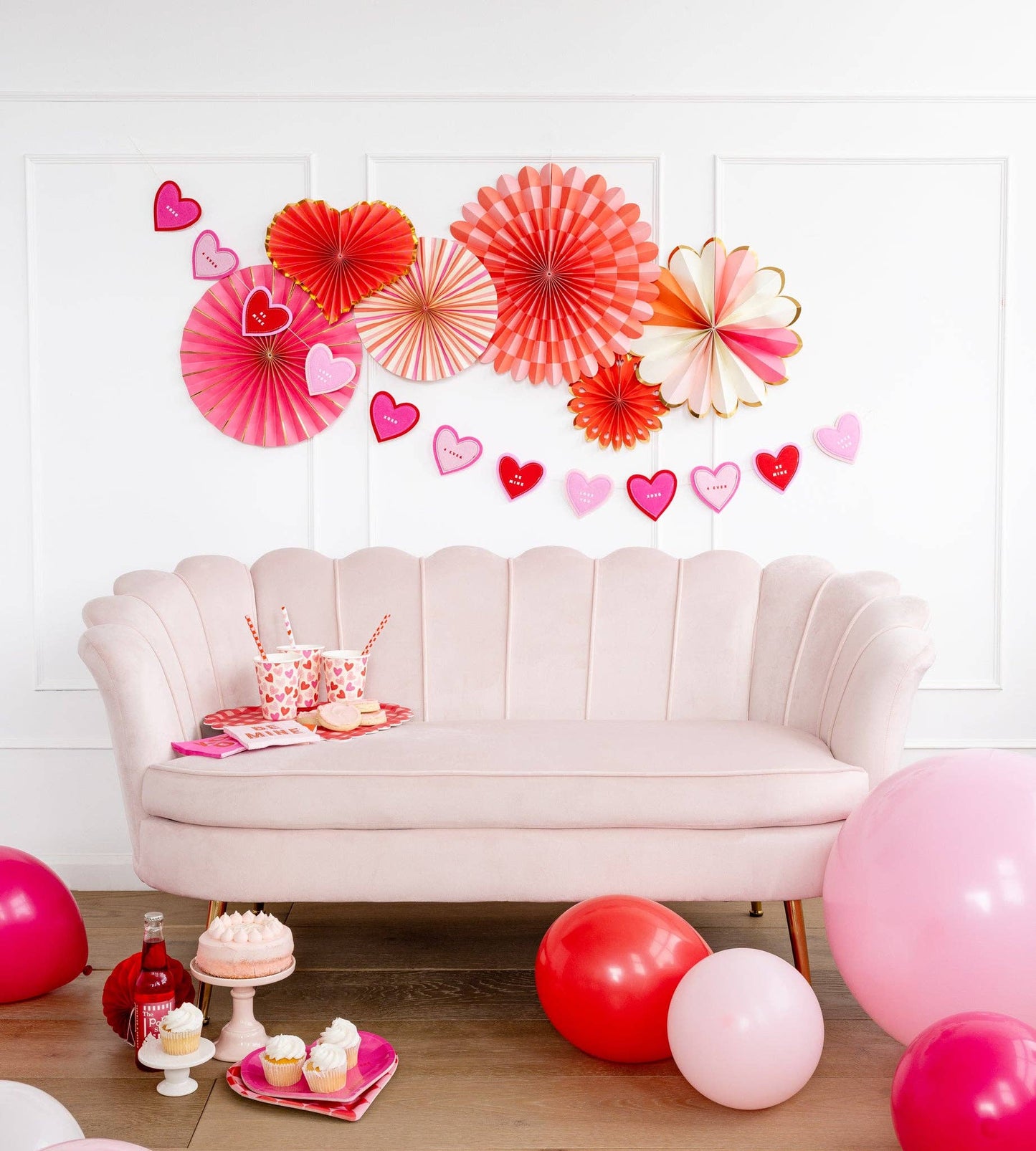 Heart You Paper Fan Set - Bria Blair Creative