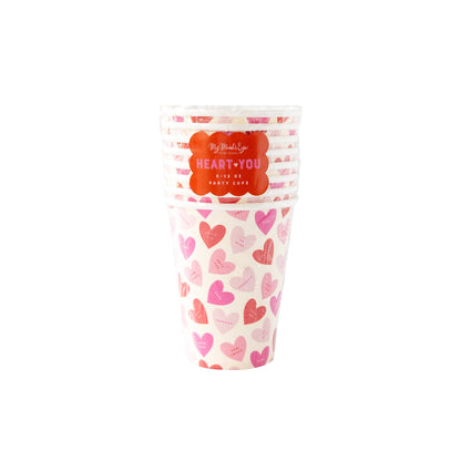 Hearts Paper Cups - Bria Blair Creative