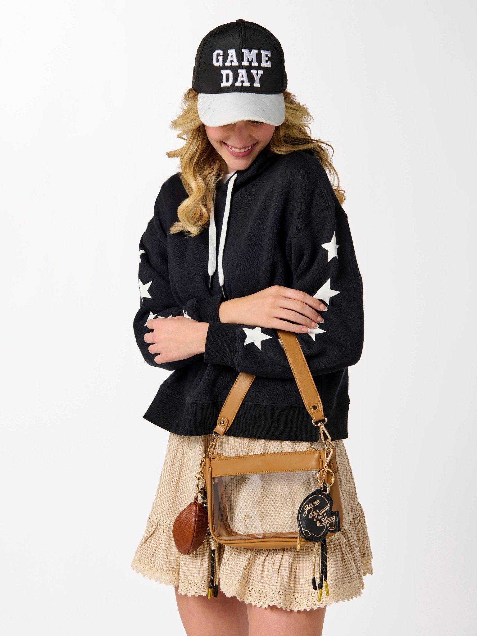 HELMET BAG CHARM/KEY RING: BLUE - Bria Blair Creative