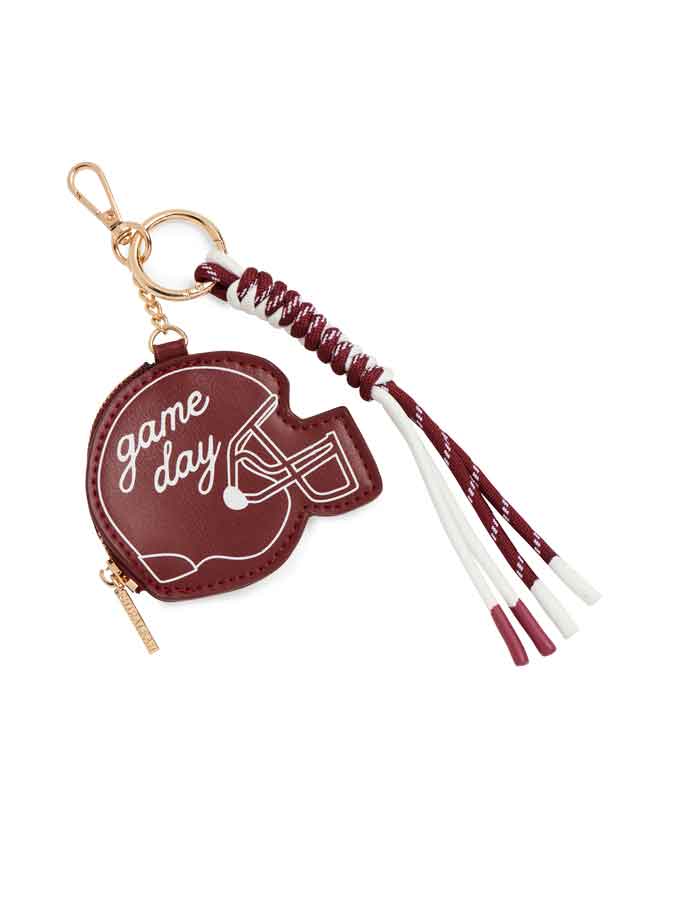 HELMET BAG CHARM/KEY RING: RED - Bria Blair Creative