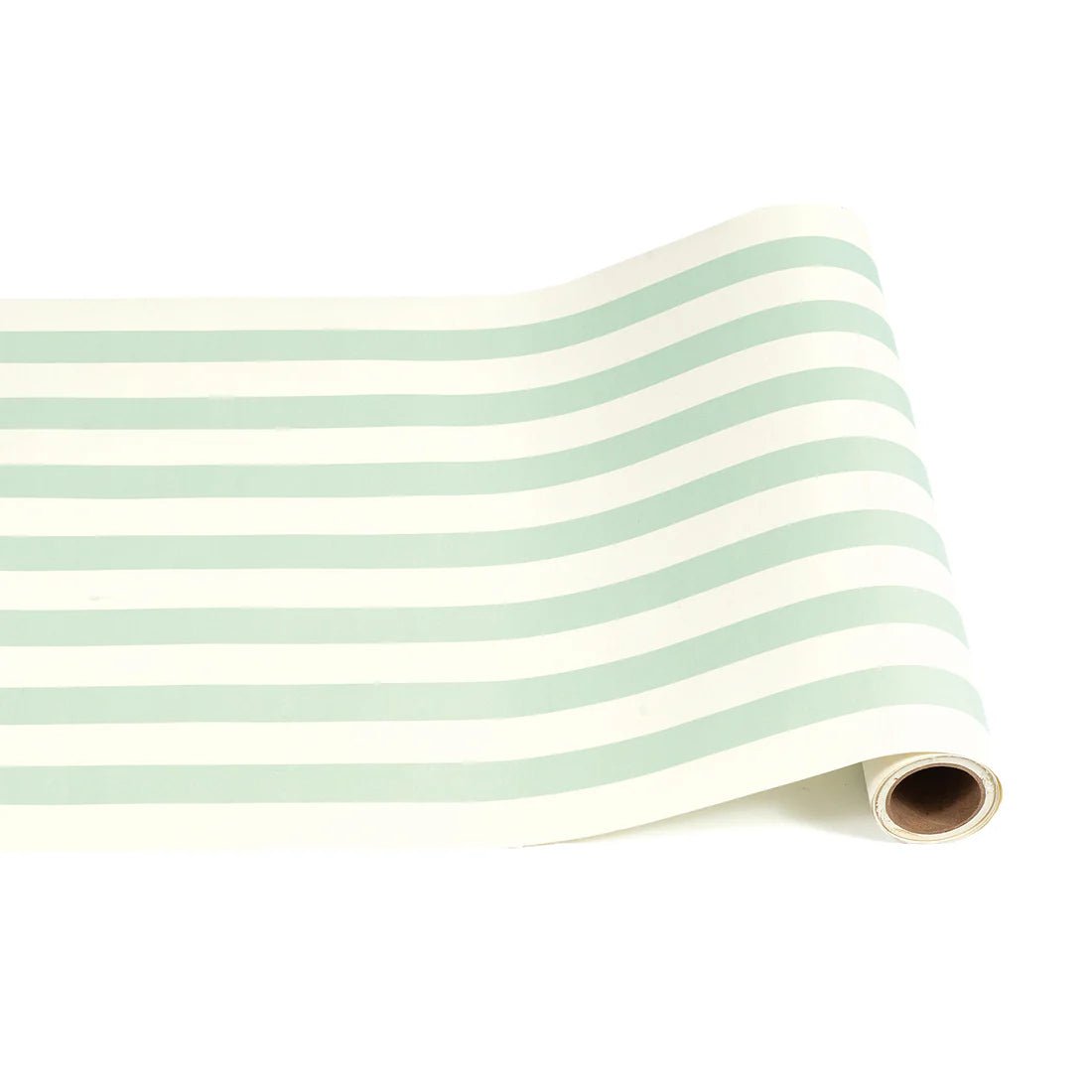 Hester and Cook Seafoam classic stripe table runner - Bria Blair Creative