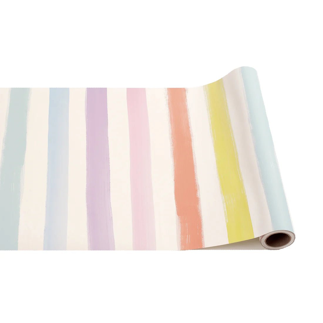 Hester and Cook sorbet painted stripe table runner - Bria Blair Creative
