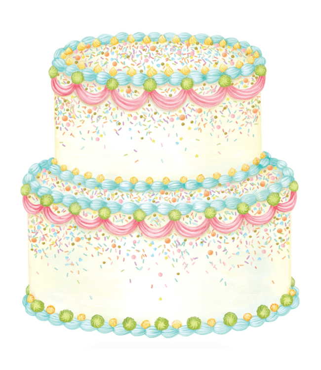 Hester & Cook - Die Cut Birthday Cake Placemat - Bria Blair Creative