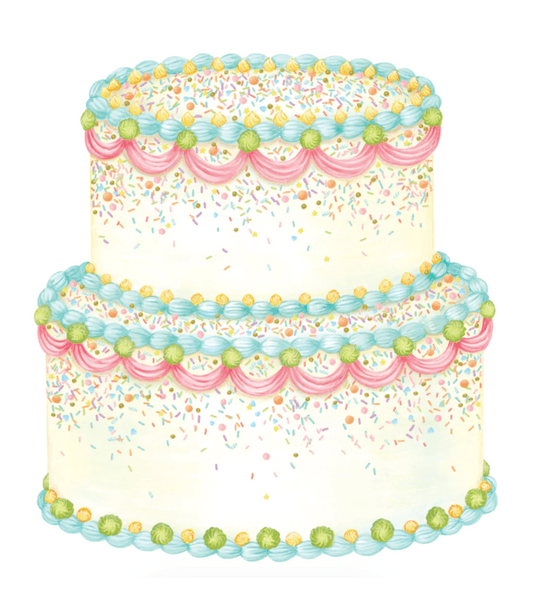 Hester & Cook - Die Cut Birthday Cake Placemat - Bria Blair Creative