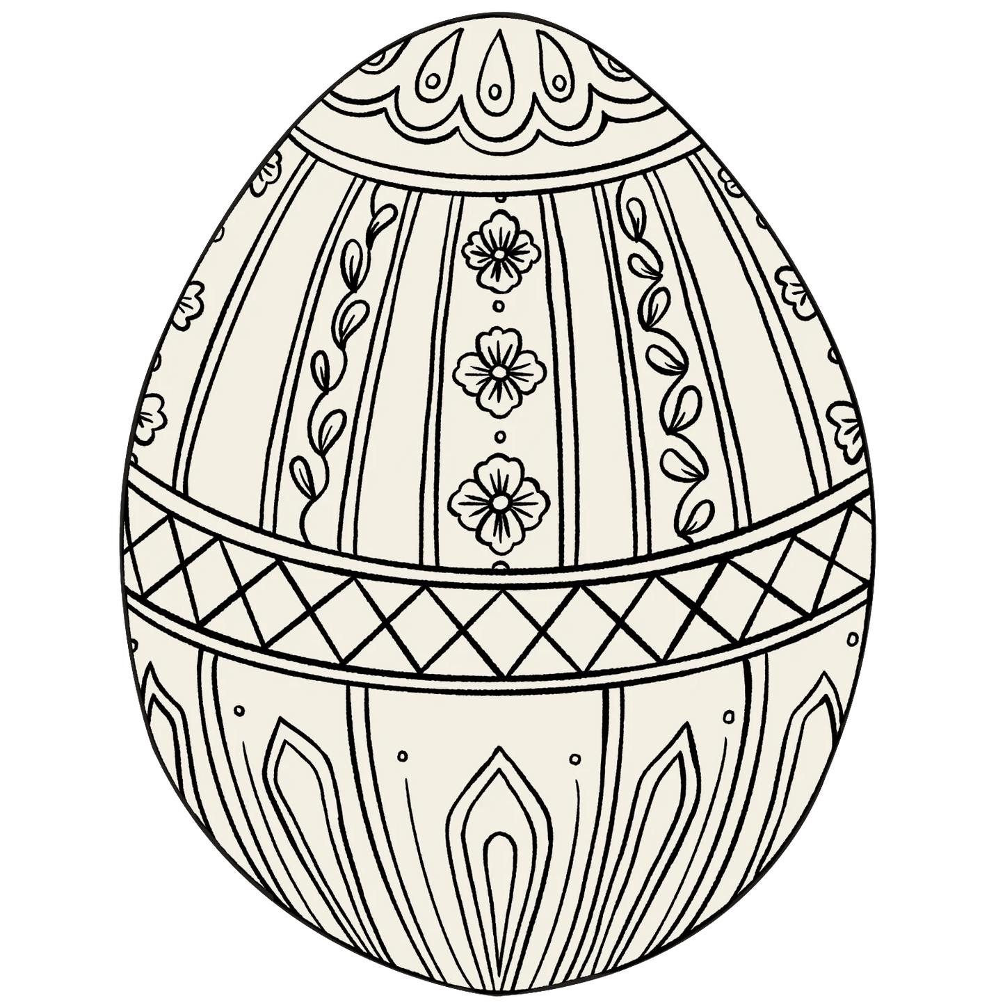 Hester & Cook Die - cut Coloring Easter Egg Placemat - Bria Blair Creative