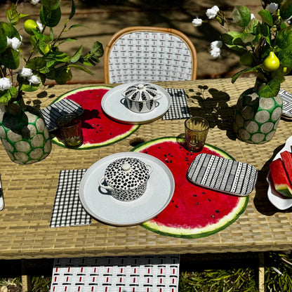 Hester & Cook Watermelon Die Cut Placemat - Bria Blair Creative