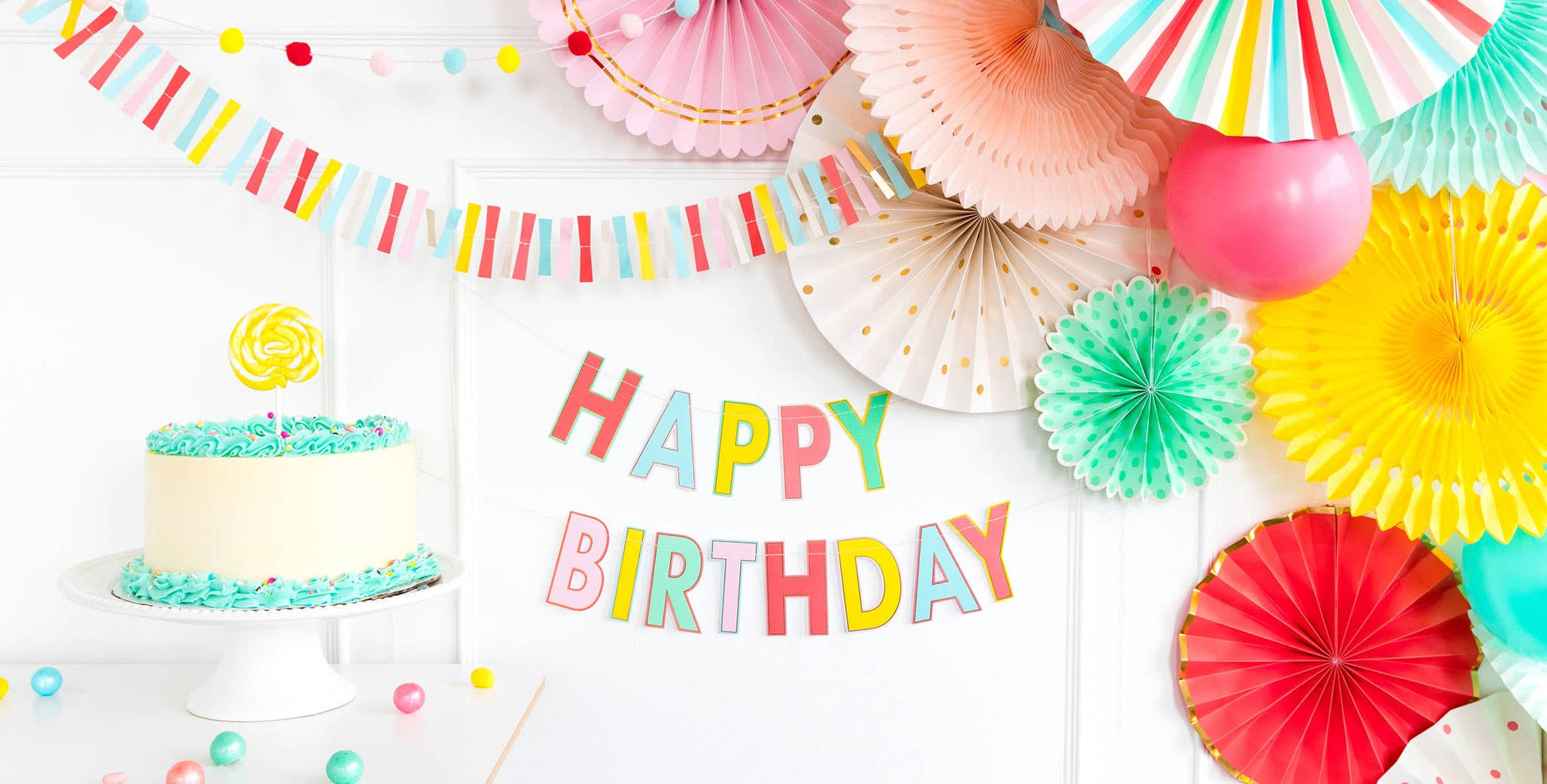 Hip Hip Hooray "Happy Birthday" Banner - Bria Blair Creative