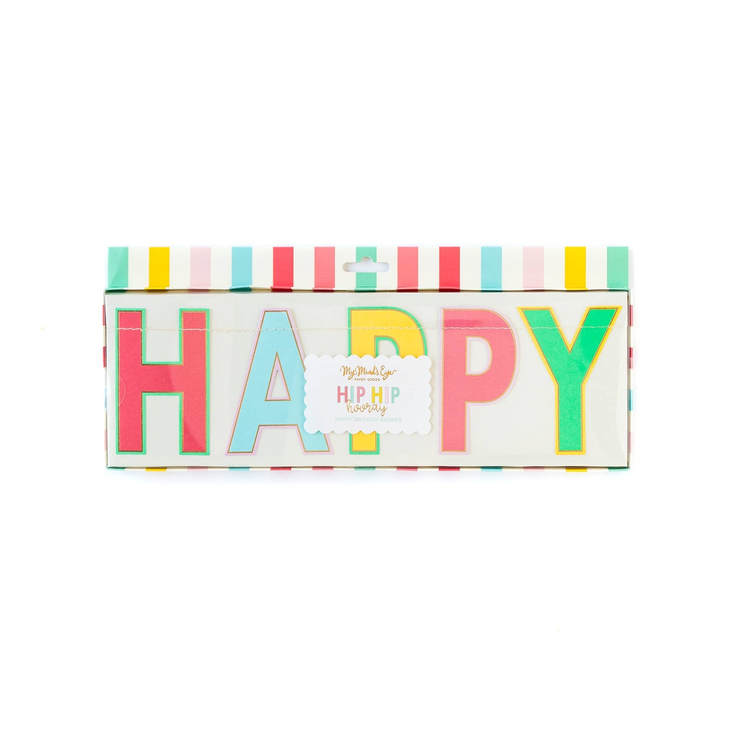 Hip Hip Hooray "Happy Birthday" Banner - Bria Blair Creative