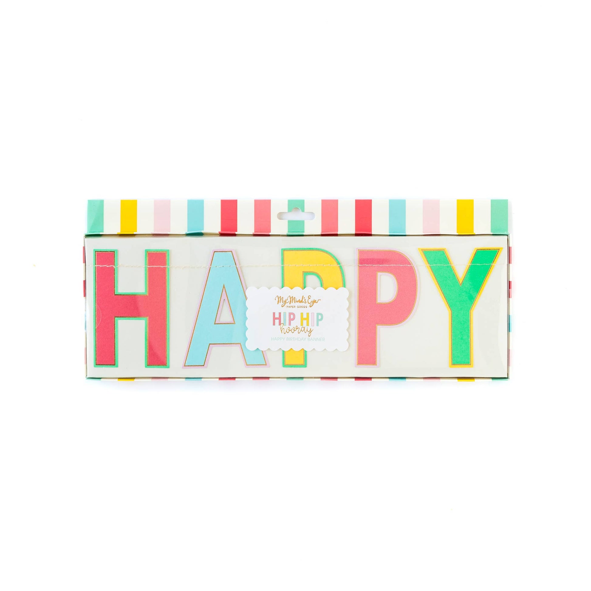 Hip Hip Hooray "Happy Birthday" Banner - Bria Blair Creative