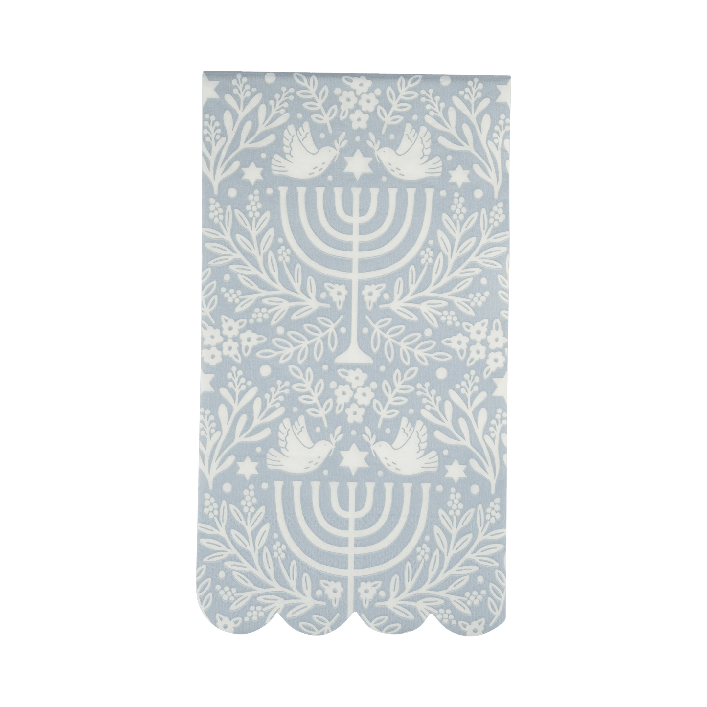 HNK1140 - Floral Menorah Dinner Napkin - Bria Blair Creative