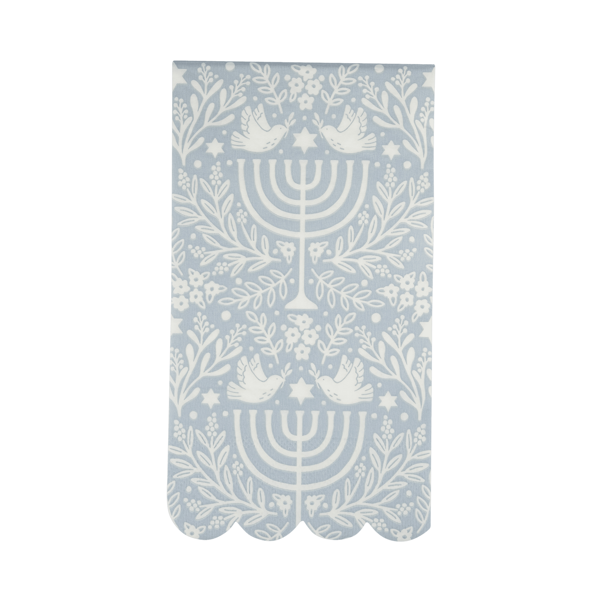 HNK1140 - Floral Menorah Dinner Napkin - Bria Blair Creative