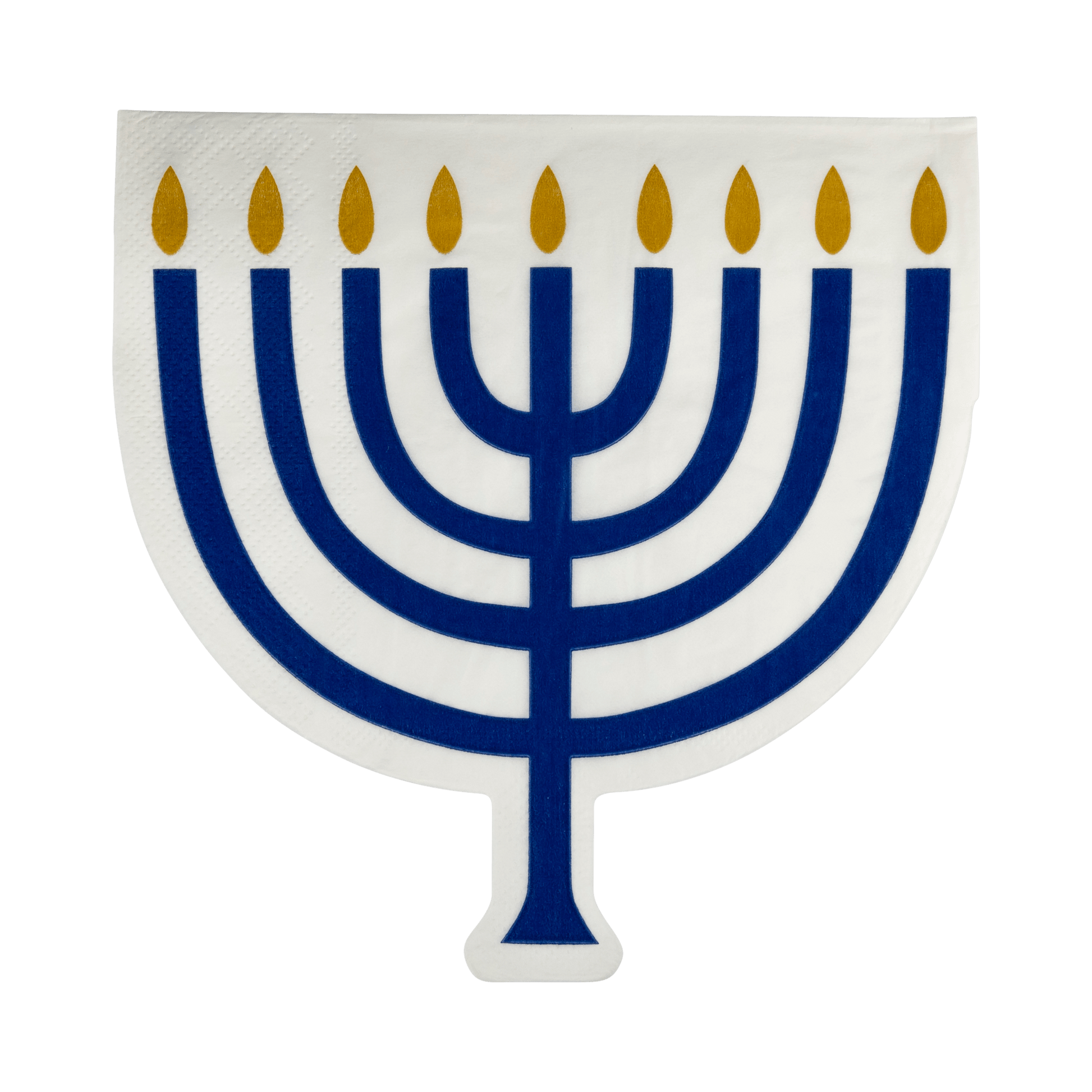 HNK1141 - Shaped Menorah Luncheon Napkin - Bria Blair Creative