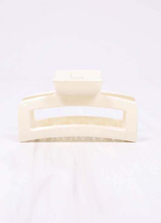 Hollybrooke Hair Clip WHITE: Default - Bria Blair Creative