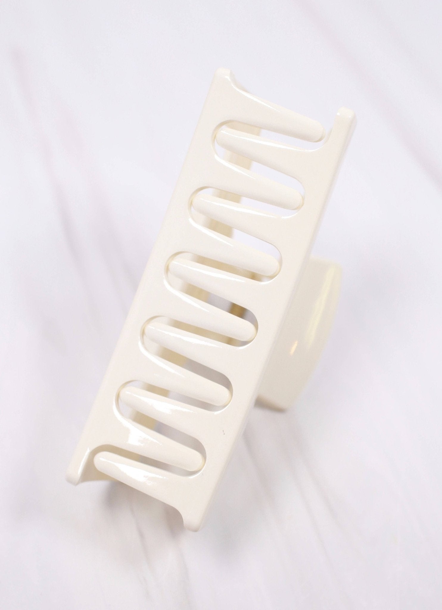 Hollybrooke Hair Clip WHITE: Default - Bria Blair Creative