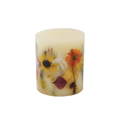 Honey Tobacco Small Round Botanical Candle - Bria Blair Creative