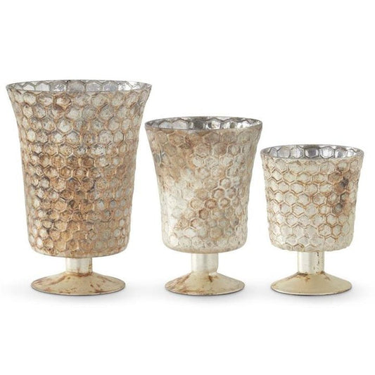 Honeycomb Fluted Vase - Small - Bria Blair Creative