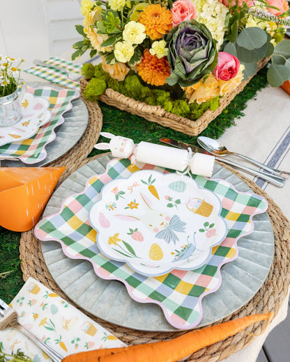 Hopscotch Gingham 10" Plate - Bria Blair Creative