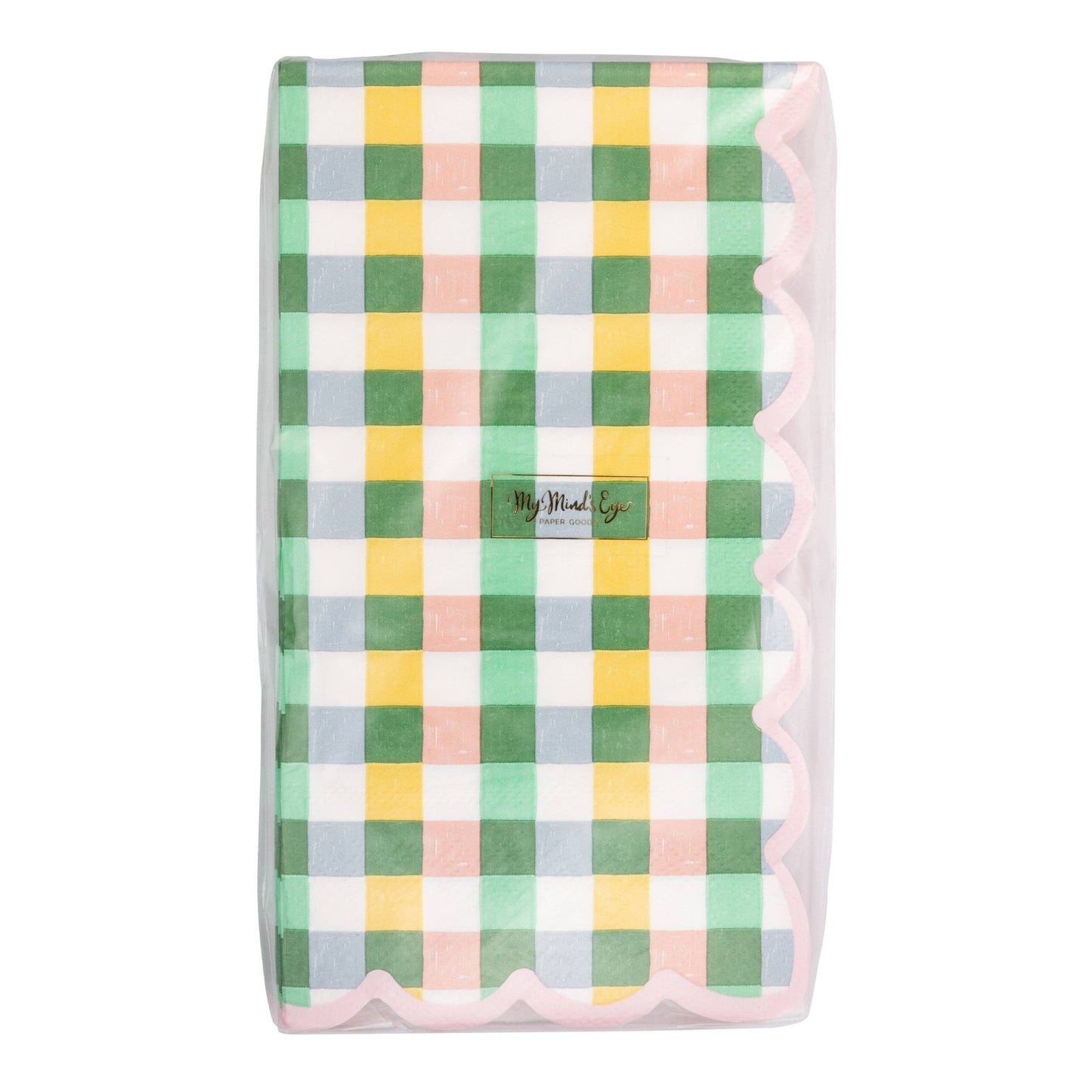 Hopscotch Gingham Dinner Napkin - Bria Blair Creative