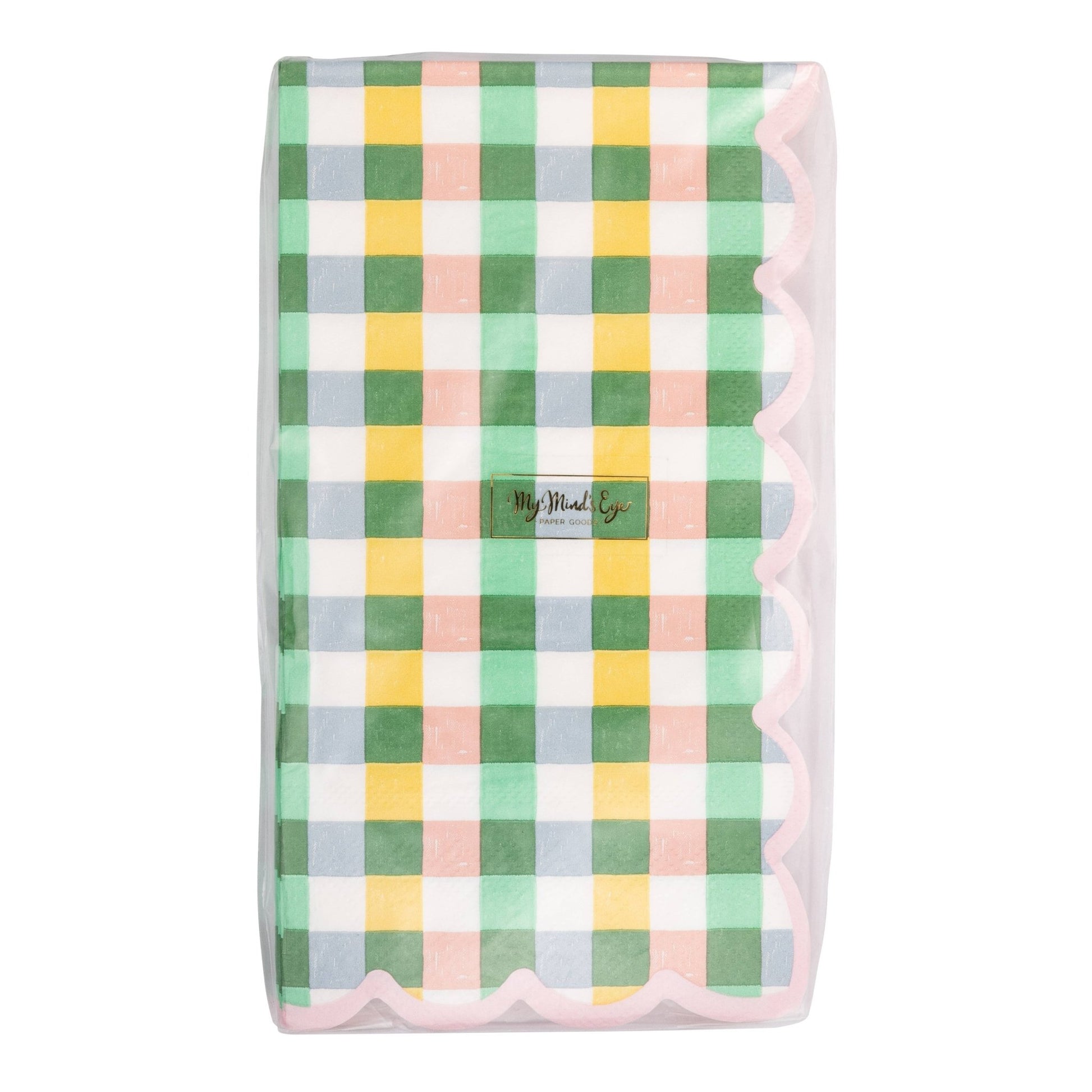 Hopscotch Gingham Dinner Napkin - Bria Blair Creative