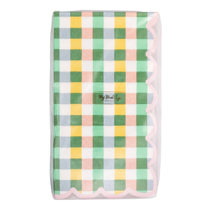 Hopscotch Gingham Dinner Napkin - Bria Blair Creative