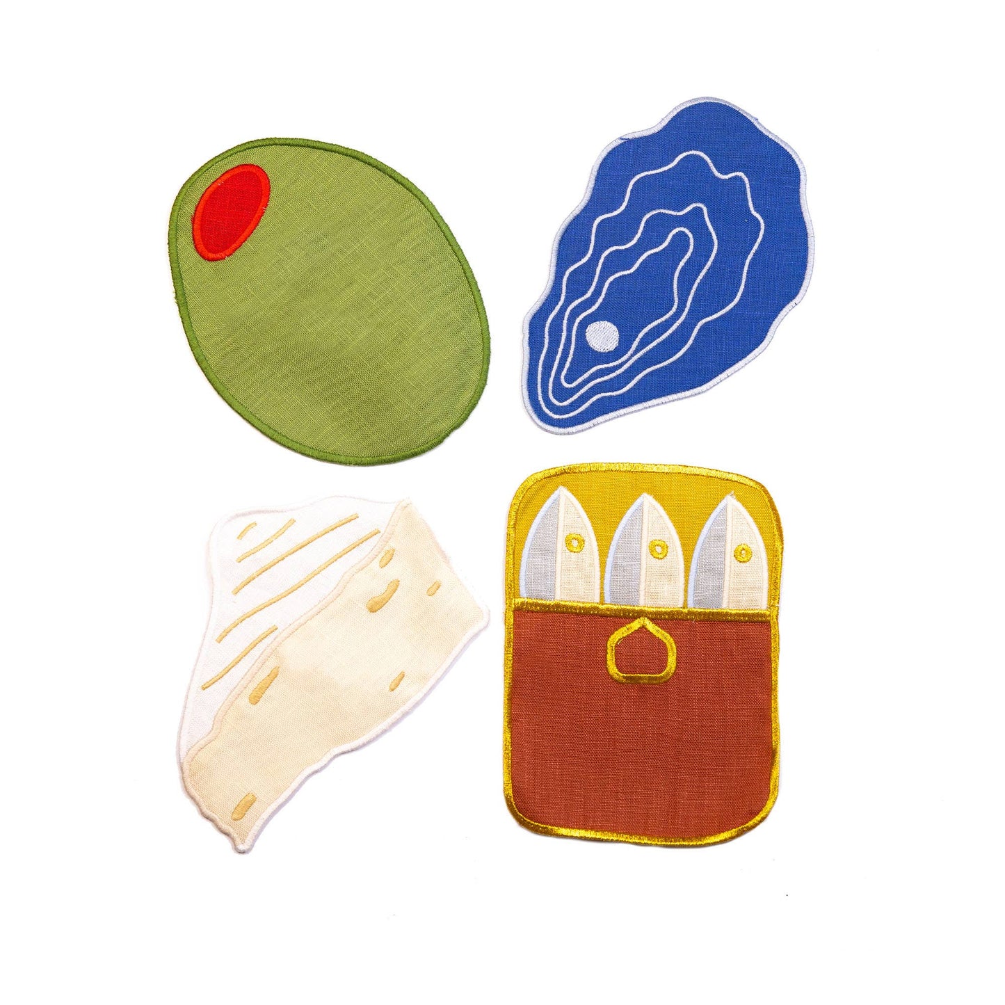 Hors D'Oeuvres Cocktail Napkins - Set Of 4 - Bria Blair Creative