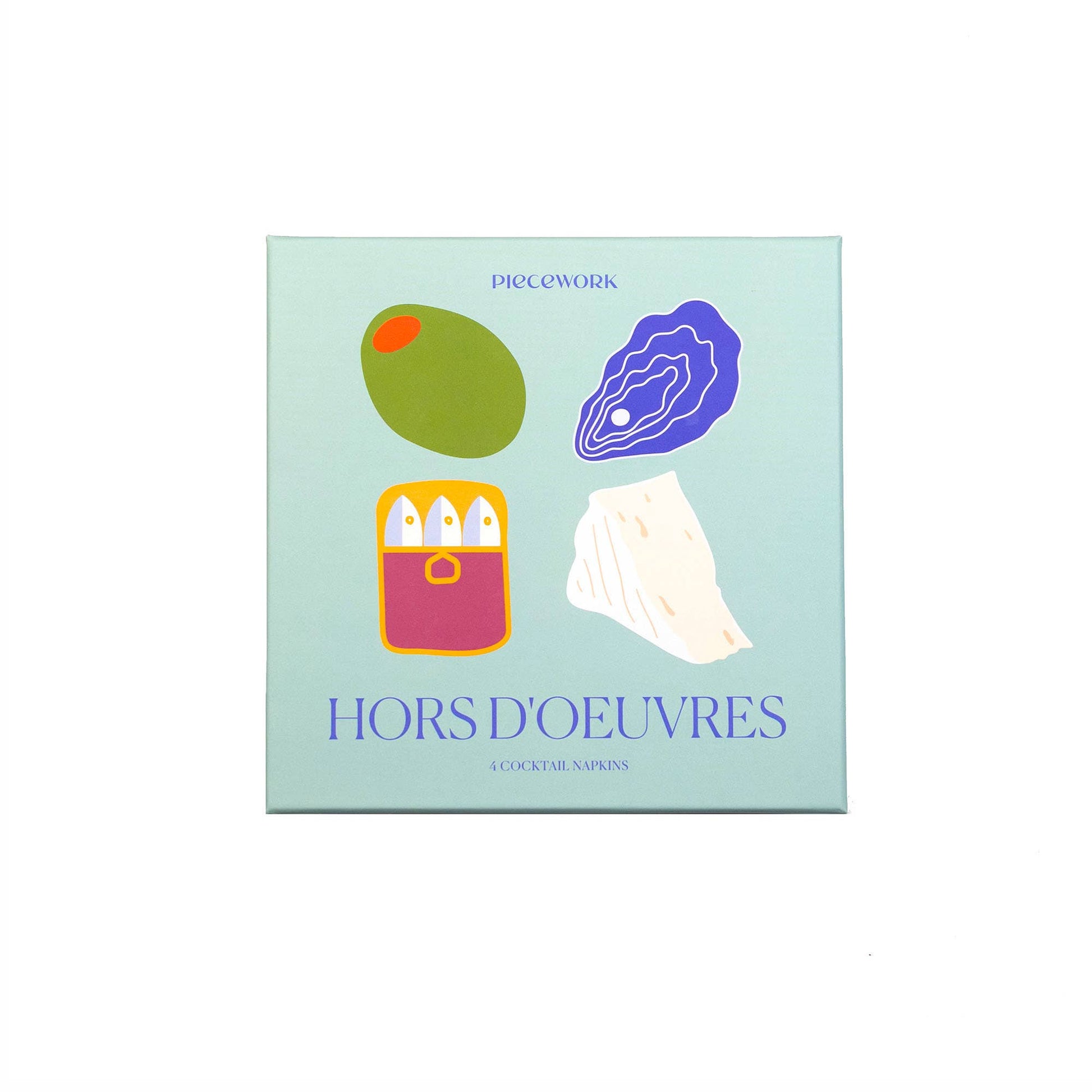 Hors D'Oeuvres Cocktail Napkins - Set Of 4 - Bria Blair Creative