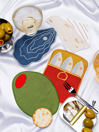 Hors D'Oeuvres Cocktail Napkins - Set Of 4 - Bria Blair Creative