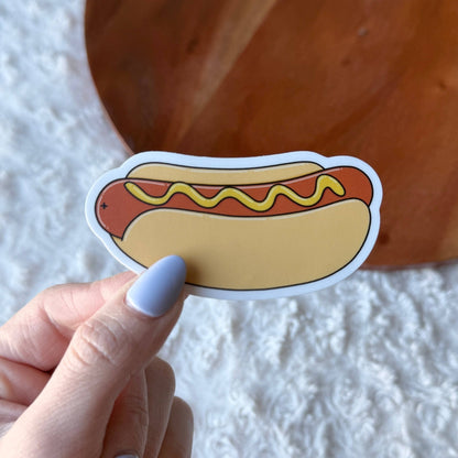 Hot Dog Sticker - Bria Blair Creative