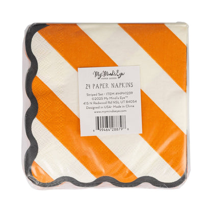 HPH1239 - Striped Cocktail Napkin Set - Bria Blair Creative