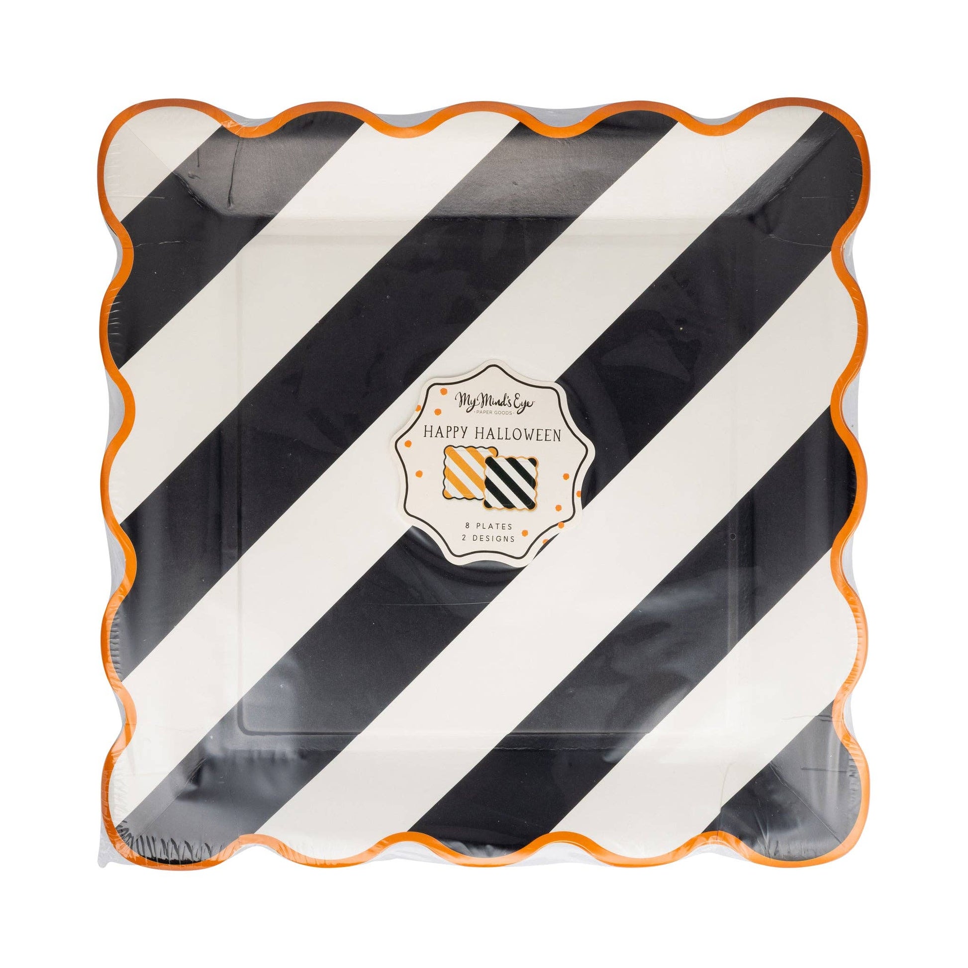 HPH1240 - Striped 10" Paper Plate Set - Bria Blair Creative