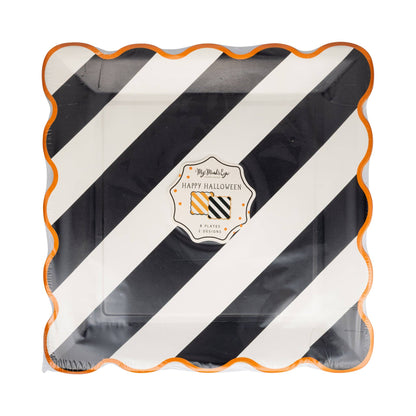HPH1240 - Striped 10" Paper Plate Set - Bria Blair Creative