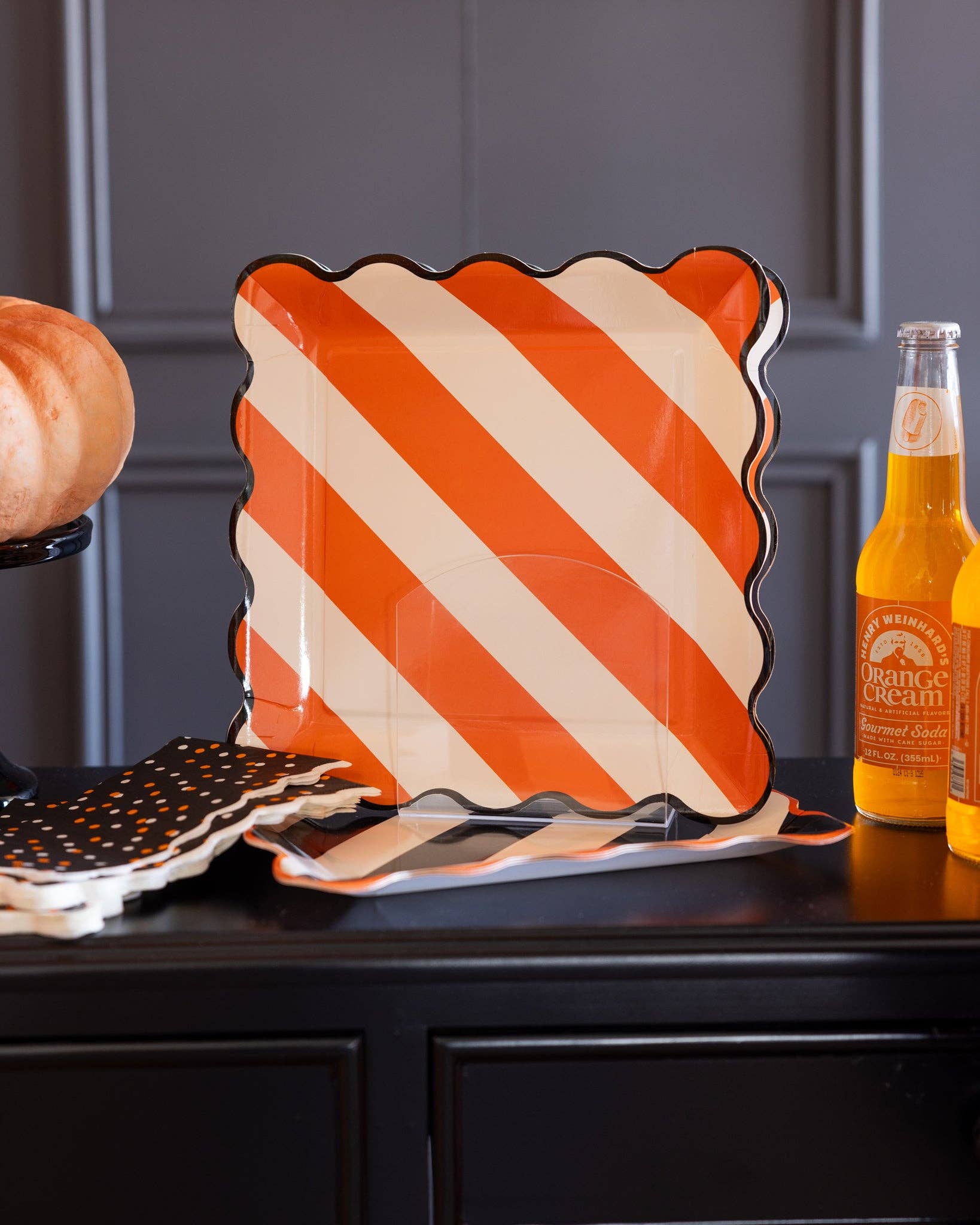 HPH1240 - Striped 10" Paper Plate Set - Bria Blair Creative