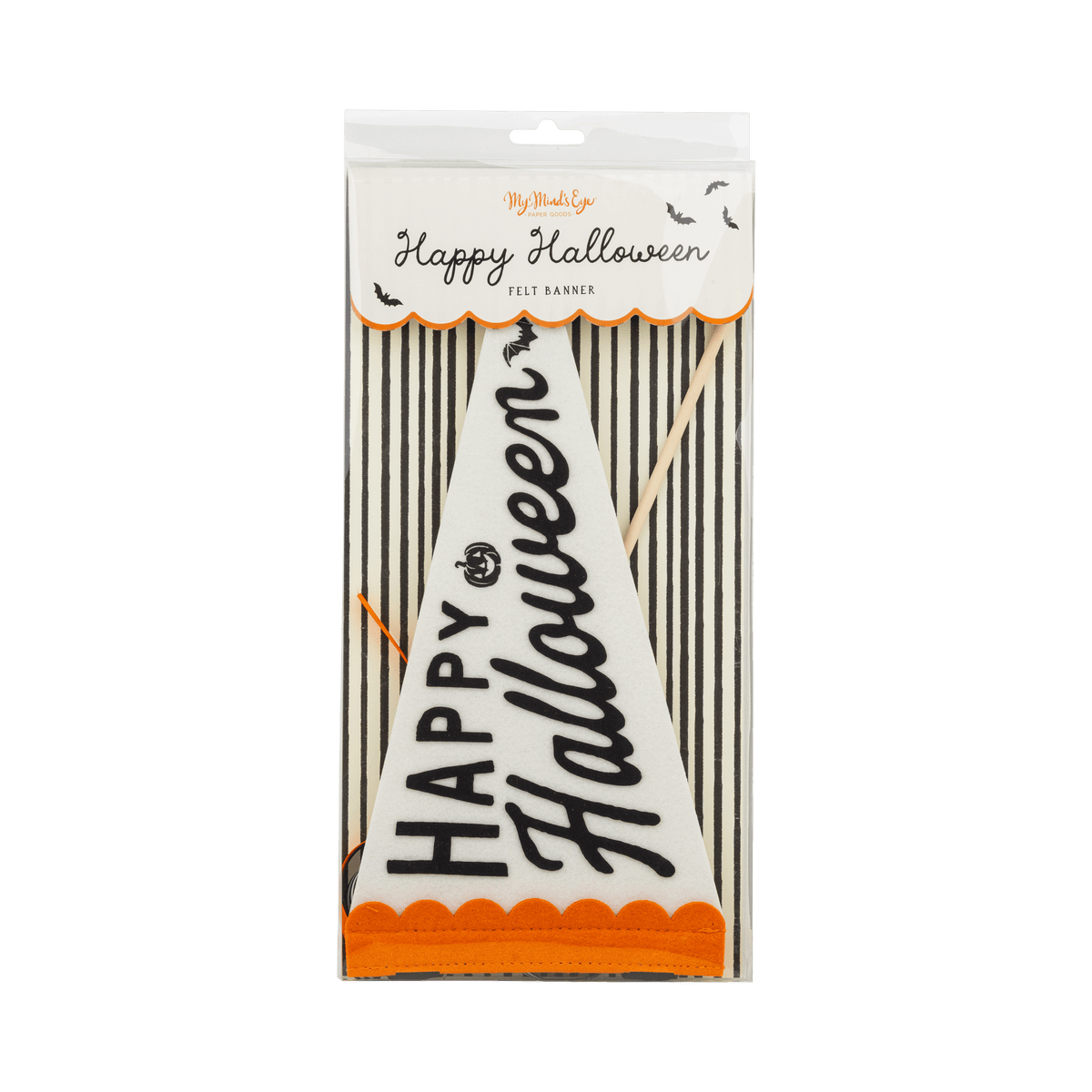 HPH1315 - Happy Halloween Felt Pennant - Bria Blair Creative