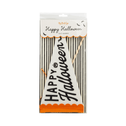 HPH1315 - Happy Halloween Felt Pennant - Bria Blair Creative