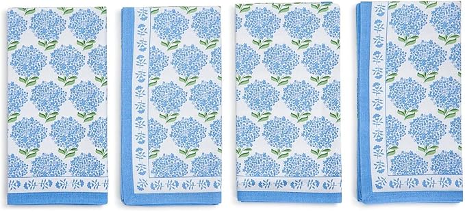 Hydrangea Cotton Napkins - S/4 - Bria Blair Creative