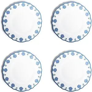 Hydrangea Melamine Dinner Plates - S/4 - Bria Blair Creative