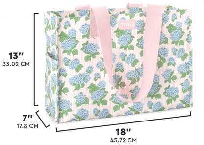 Hydrangeas Reusable Gift Bag (Large) - Bria Blair Creative