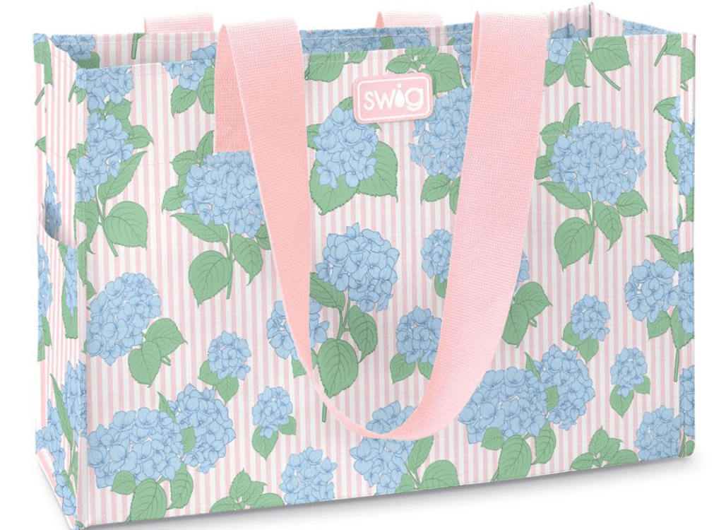 Hydrangeas Reusable Gift Bag (Large) - Bria Blair Creative