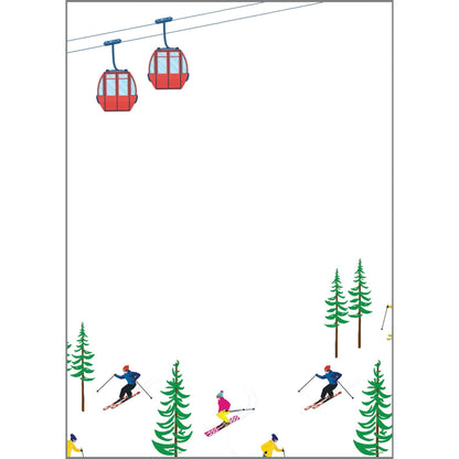 In Stock 5x7 Ski Season Notepad - Bria Blair Creative