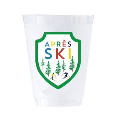 In Stock Apres Ski Patch Shatterproof Cups - Bria Blair Creative
